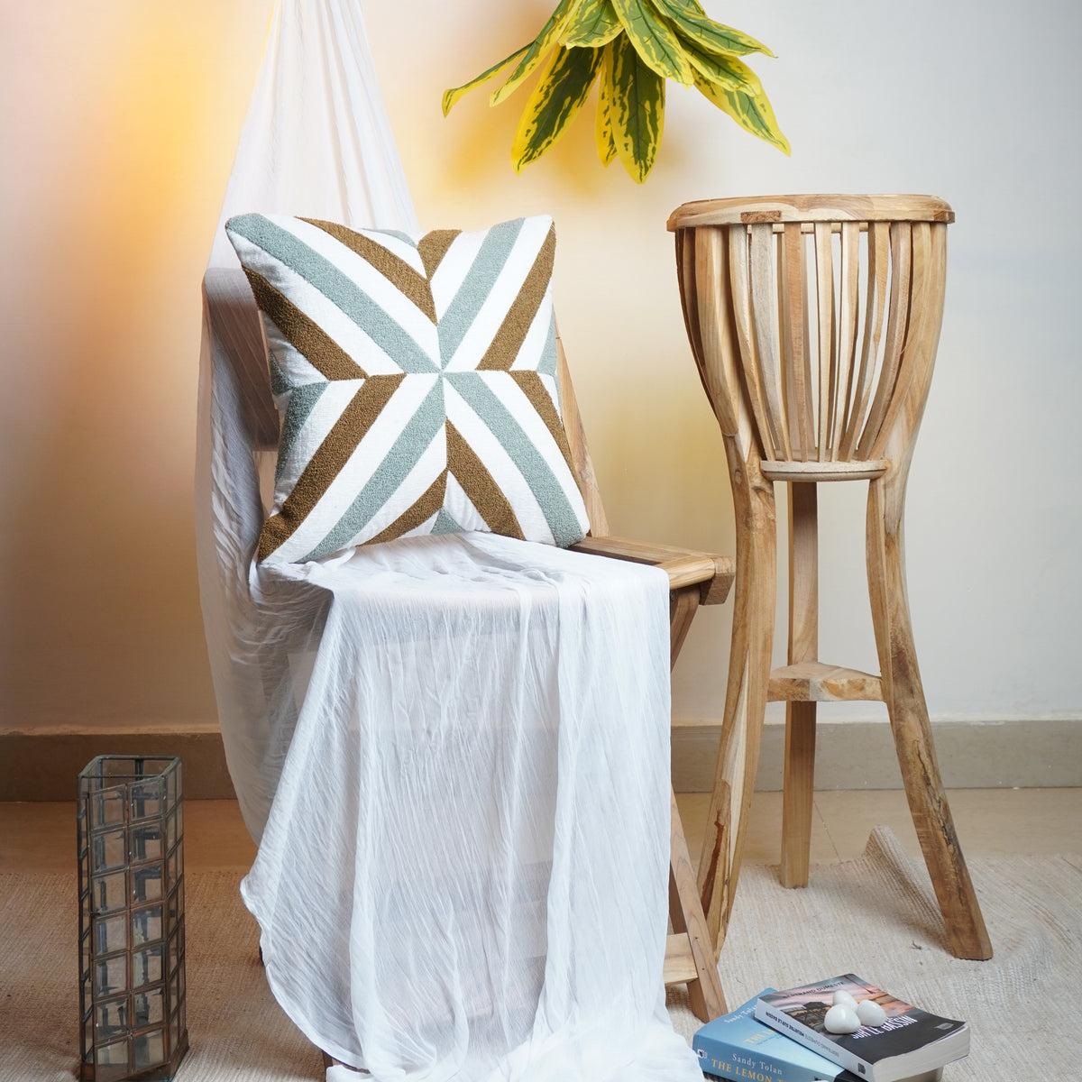 Slaty Earthy Serenity Cushion 7