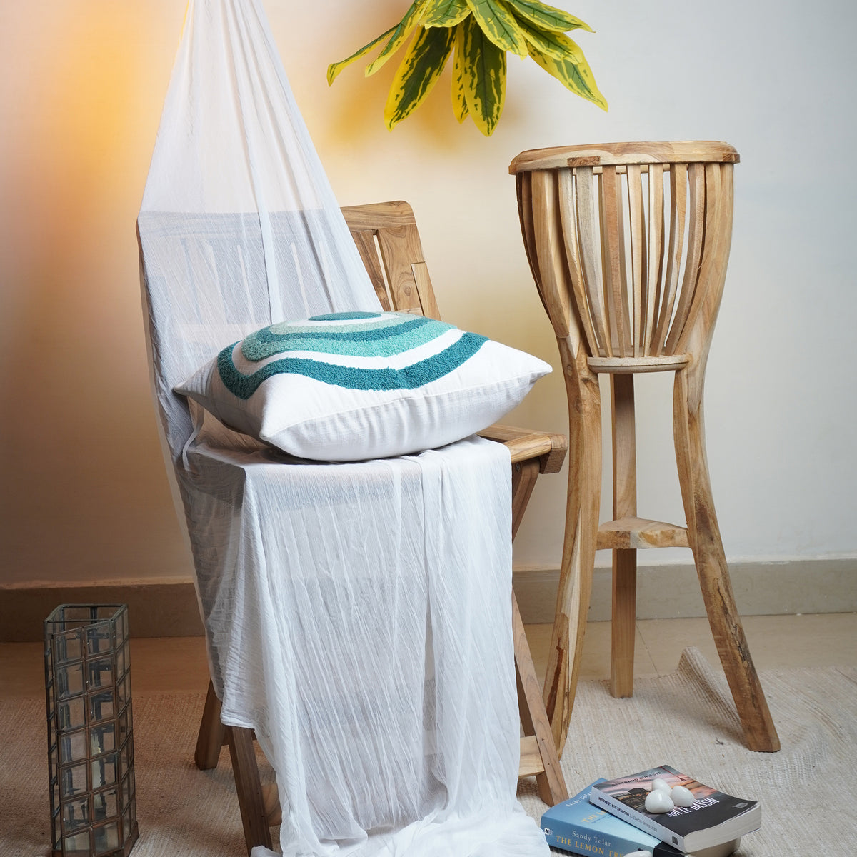 Teaqua Maze Hues Cushion 9