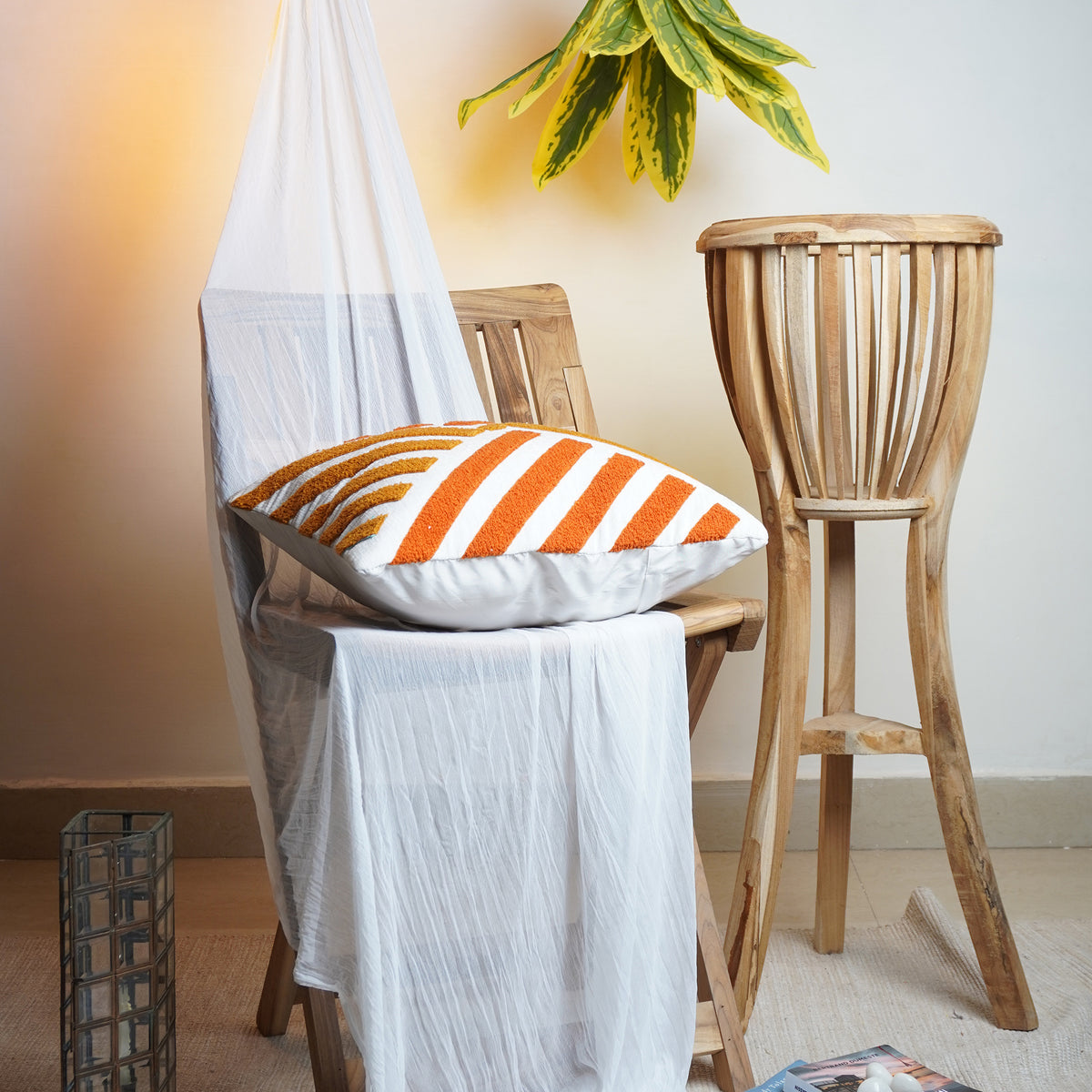 Earthy Tangerine Cushion 11