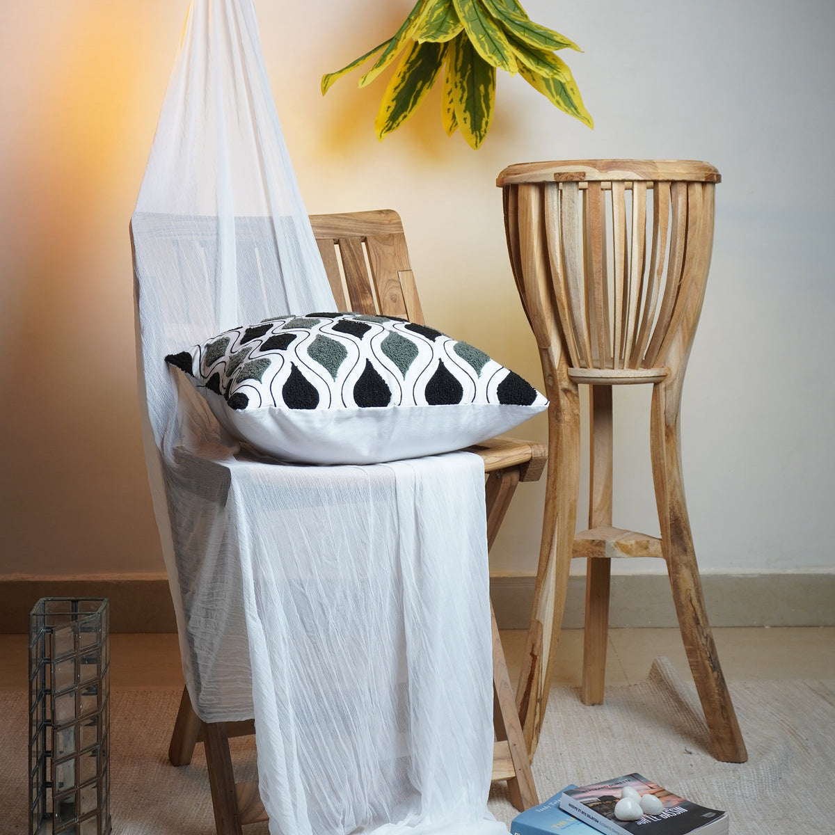 Dark Slaty Fushion Cushion 19