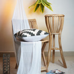 Black&White Tuft Cushion 27