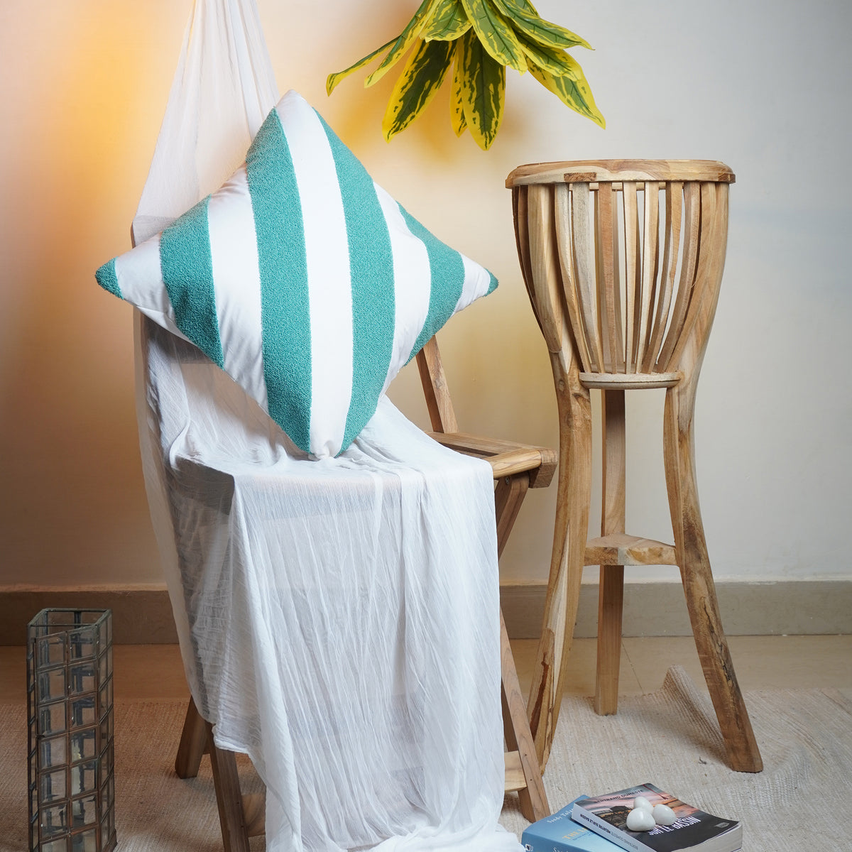 Aqua Puff Pillow 16